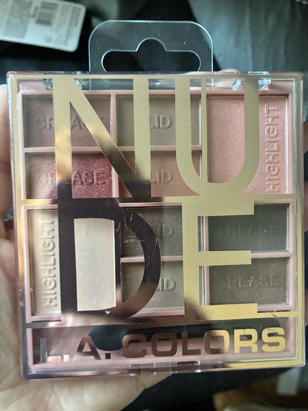 L.A. Colors Nude Eyeshadow Palette — Pink, Champagne & Taupe Mix
